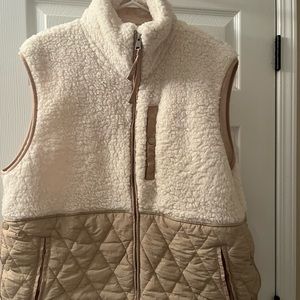 Sherpa vest quilt